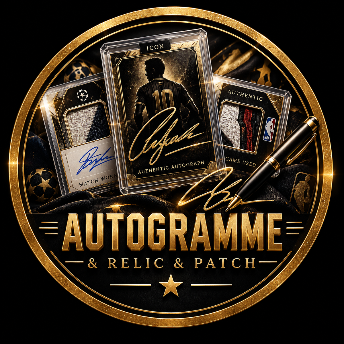 Autogramme & Patch & Relic