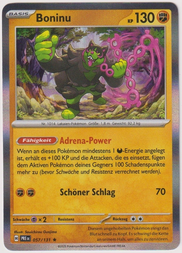 Pokemon TCG Okidogi #57/131 Rare (R) Holo Deutsch 2025 – Bild 1