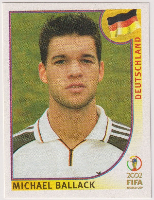 Panini 2002 FIFA World Cup Michael Ballack Deutschland Vintage Parallel – Bild 1