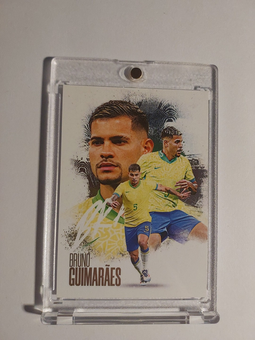 Futera Unique 2024-25 Bruno Guimaraes Brasilien Newcastle United Parallel Hit – Bild 1