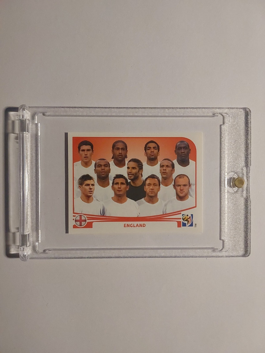 Panini WM 2010 Lampard & Gerrard & Ferdinand & Beckham England Legend Parallel – Bild 1