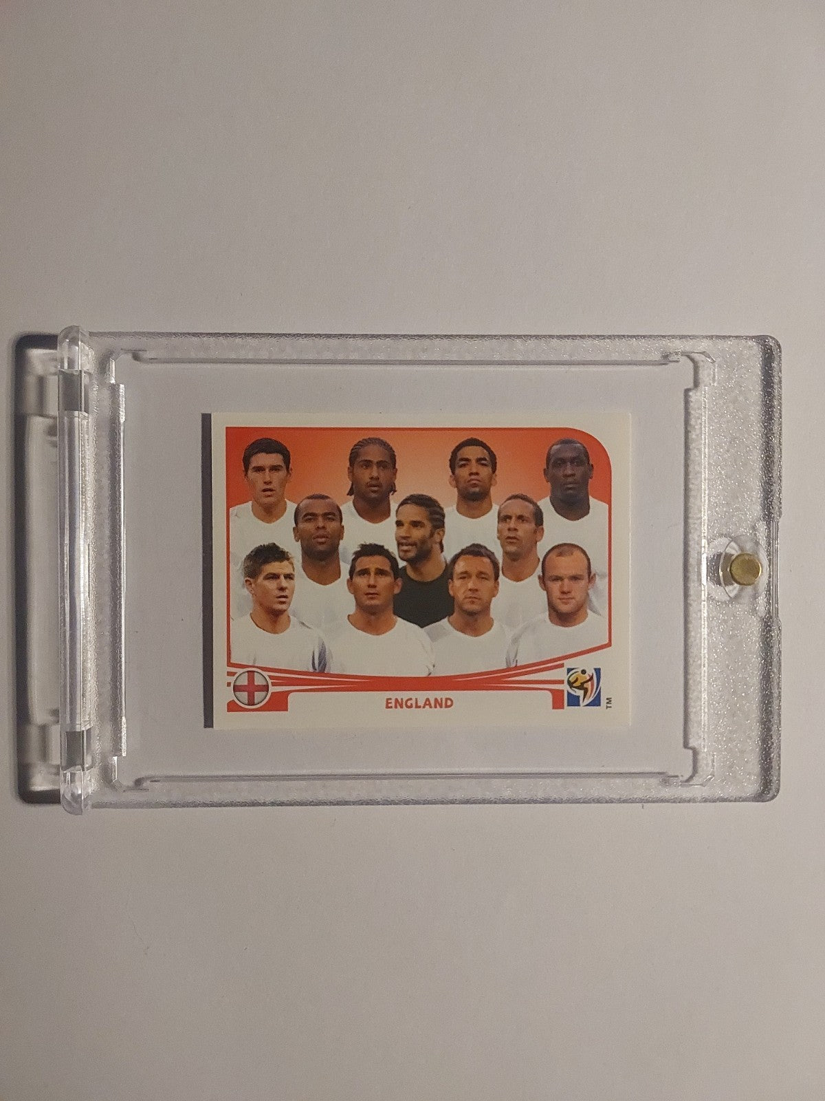 Panini WM 2010 Lampard & Gerrard & Ferdinand & Beckham England Legend Parallel – Bild 1