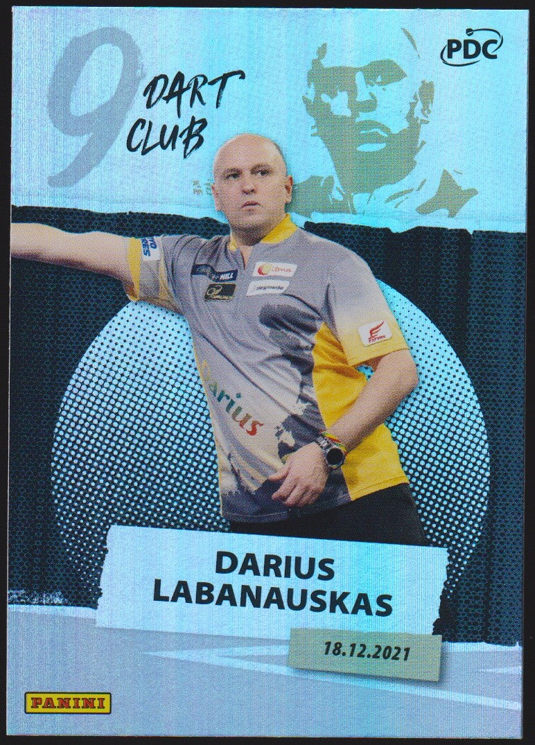 Panini PDC World Championship 2026 Darius Labanauskas Refractor Parallel – Bild 1