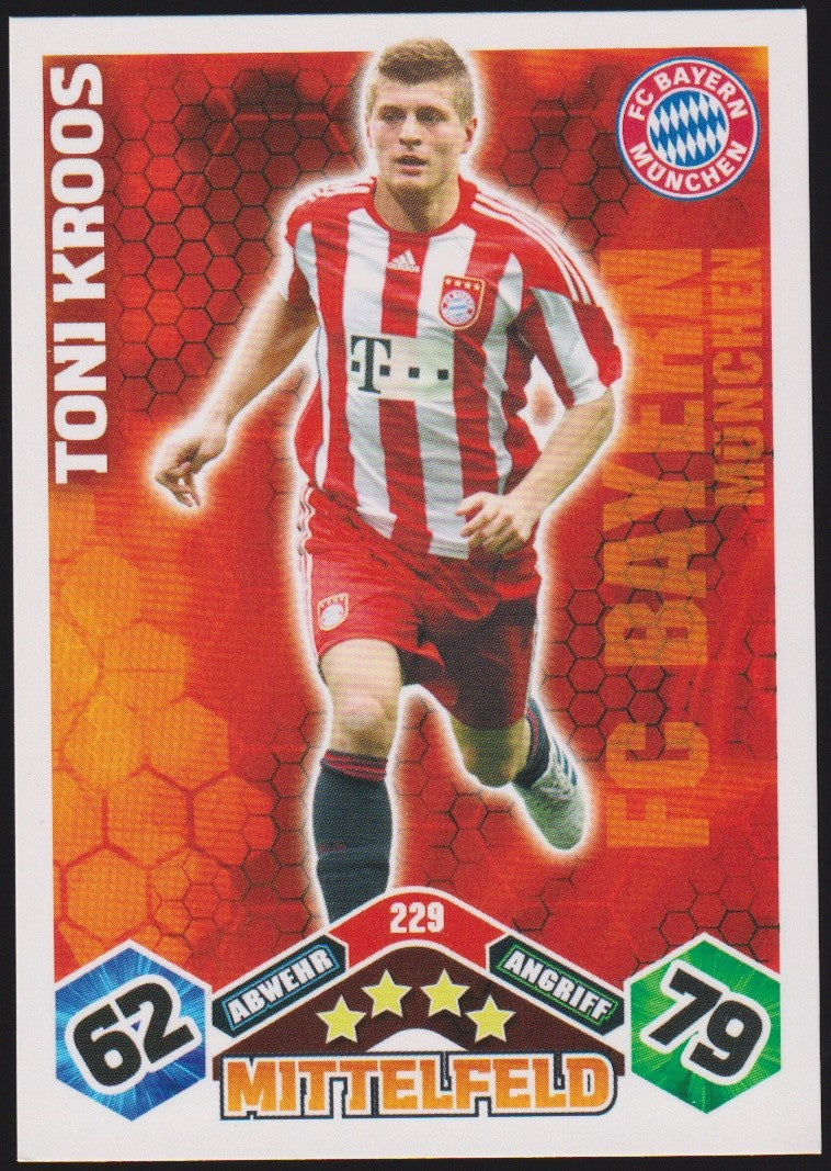 Topps Match Attax Toni Kroos FC Bayern München Bundesliga Parallel Rare – Bild 1