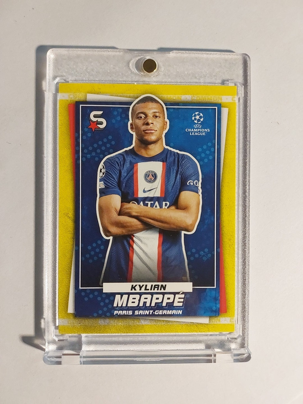 Topps UCC Stars 2022-23 Kylian Mbappé Paris Saint-Germain Parallel Insert Rare – Bild 1