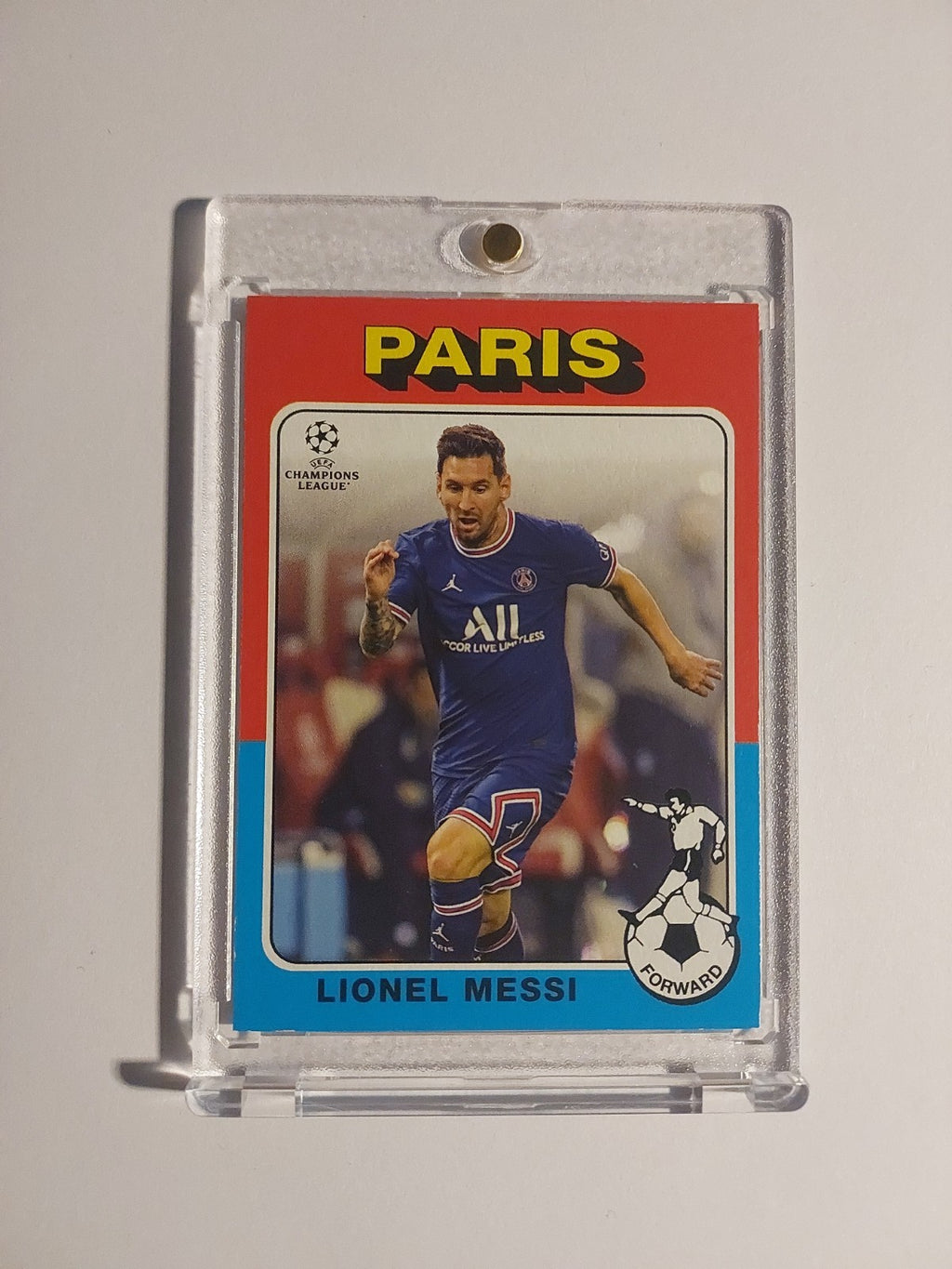 Topps Paris Saint-Germain Set 2021-22 Lionel Messi Parallel Legend Rare Hit – Bild 1
