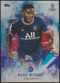 Topps RC 2021-22 Nuno Mendes Rookie Paris Saint-Germain Future Champion Parallel – Bild 1