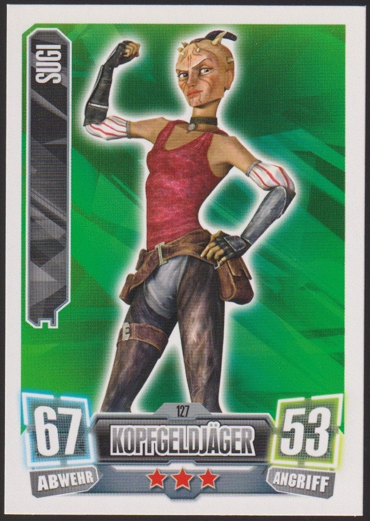 Topps Star Wars 2011 Sugi Söldner Kopfgeldjäger TCG Rare #127 – Bild 1