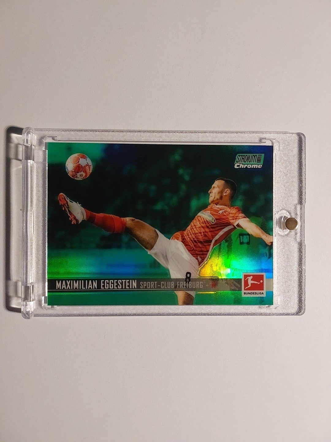 Topps Chrome Bundesliga 2021-22 Maximilian Eggestein Freiburg Parallel 5/99 Rare – Bild 1