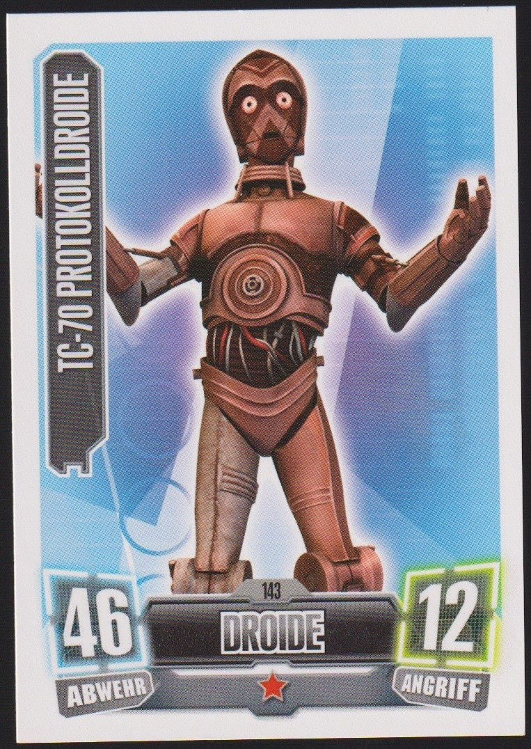 Topps Star Wars 2011 TC-70 Protokolldroide Republik TCG Rare #46 – Bild 1