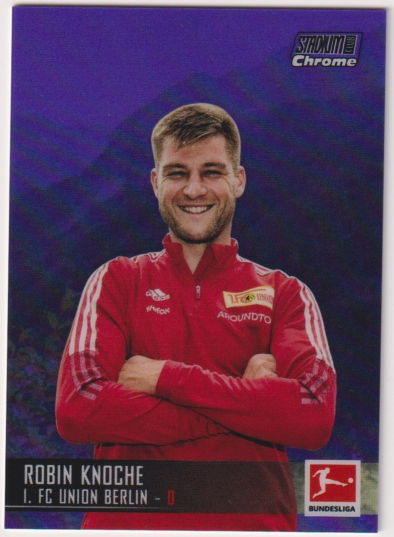 Topps Stadium Club Chrome 2021-22 Robin Knoche Union Berlin Parallel 195/299 – Bild 1