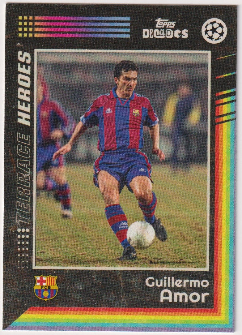 Topps Decades 2024-25 Guillermo Amor FC Barcelona Champions League Parallel Rare – Bild 1