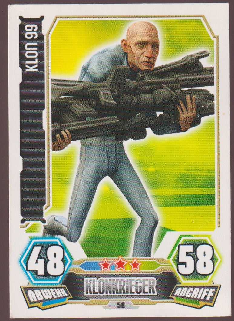 Topps Star Wars 2012 Klon 99 Republik Klonkrieger TCG Rare – Bild 1