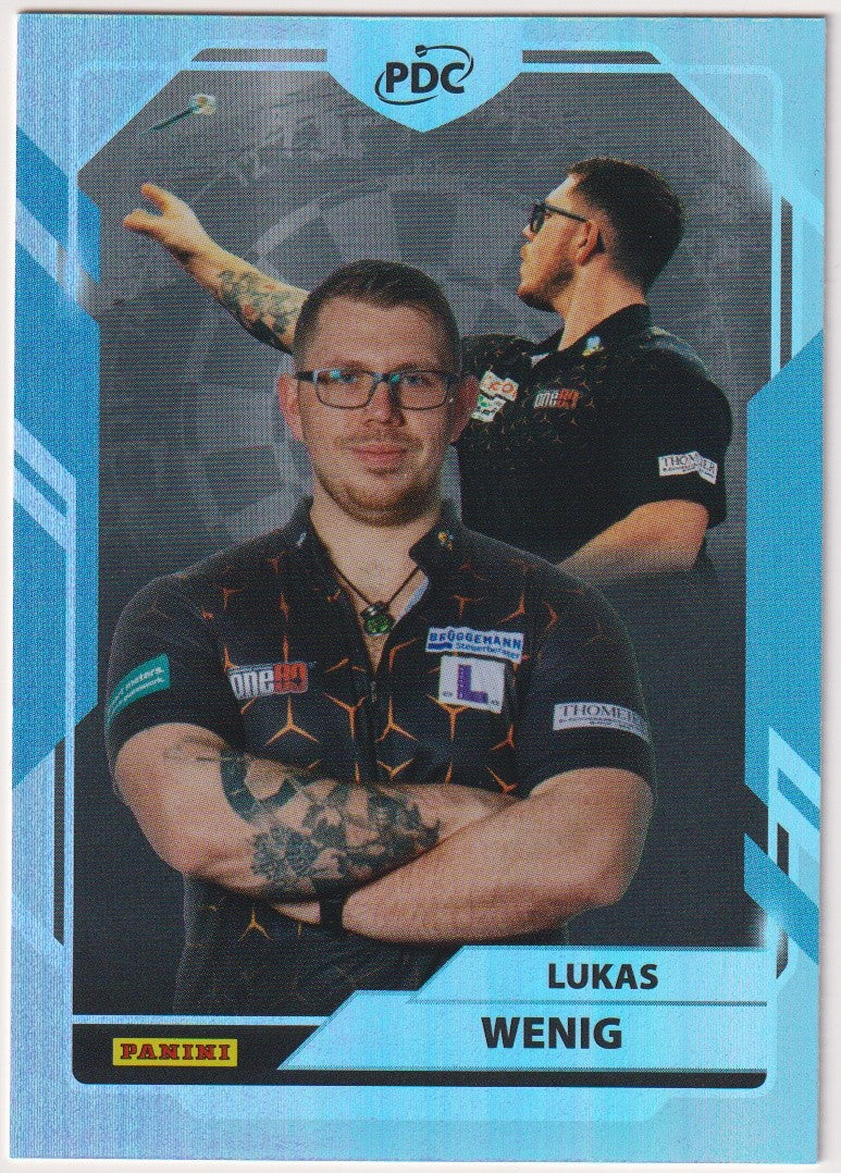 Panini PDC World Championship 2026 Lukas Wenig Refractor Parallel – Bild 1