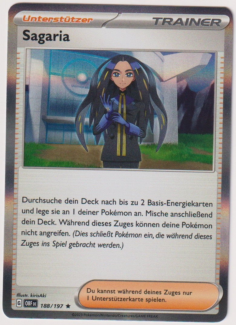 Pokemon TCG Sagaria #188/197 Rare (R) Holo Deutsch 2023 – Bild 1