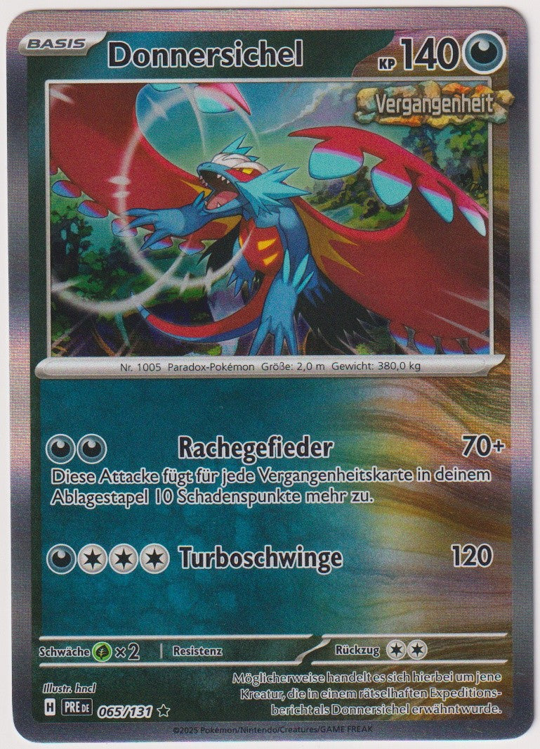 Pokemon TCG Roaring Moon #65/131 Rare (R) Holo Deutsch 2025 – Bild 1
