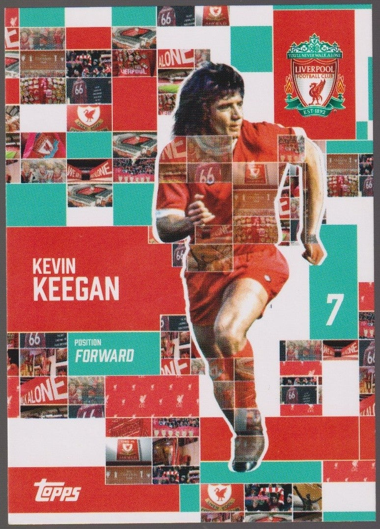 Topps FC Club Product 2023-24 Kevin Keegan Liverpool Parallel Rare – Bild 1