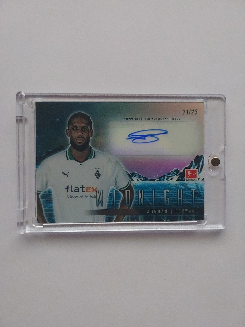 Topps Midnight Bundesliga 23-24 Jordan Mönchengladbach (Parallel: 21/25 + Auto) – Bild 1