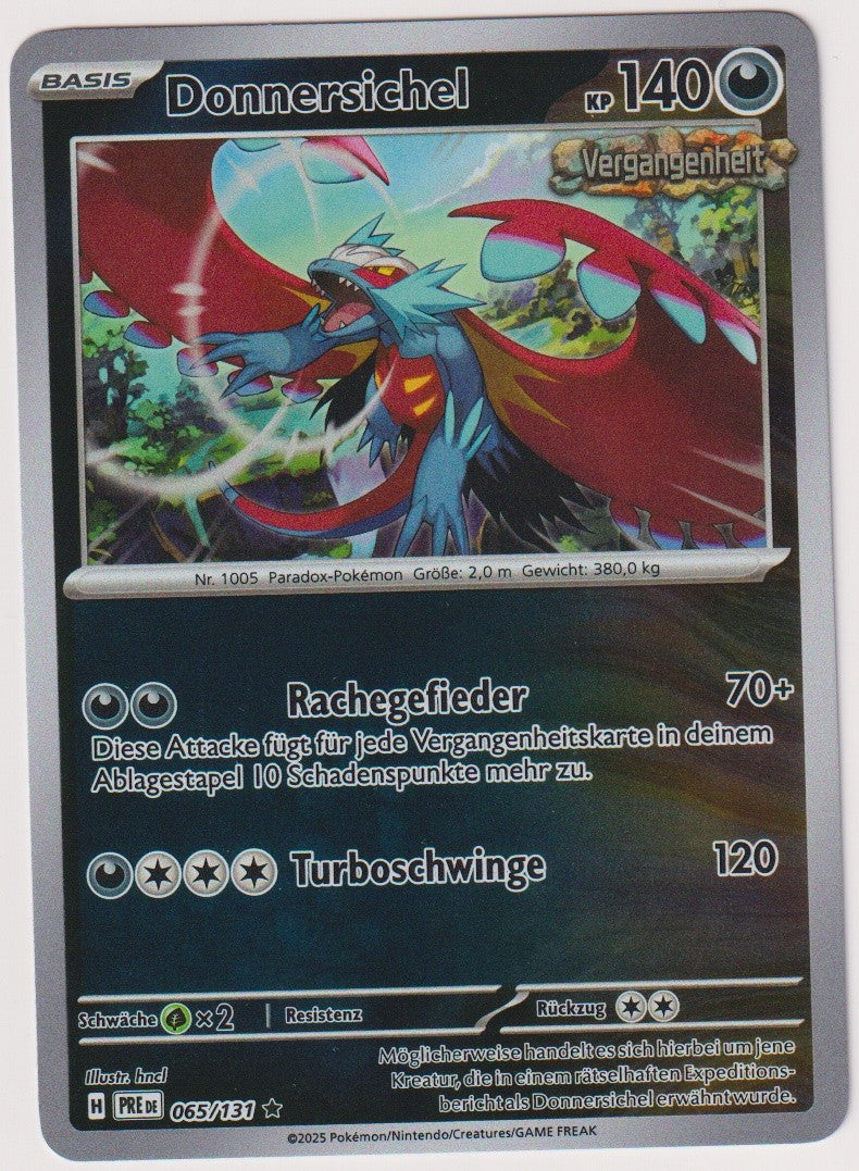 Pokemon TCG Roaring Moon #65/131 Rare (R) Holo Deutsch 2025 – Bild 1