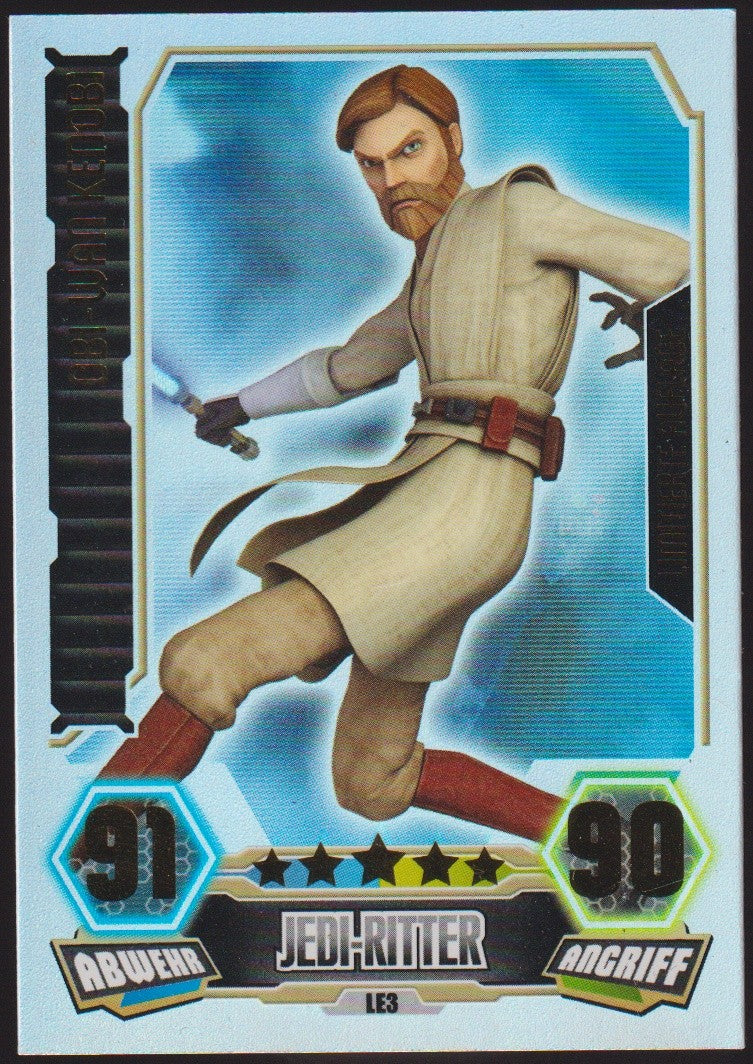 Topps Star Wars 2012 Obi-Wan Kenobi Republik Jedi Limited Edition TCG Rare #LE3 – Bild 1