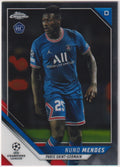 Topps Champions League 2021-22 Nuno Mendes Rookie Paris Saint-Germain Parallel – Bild 1
