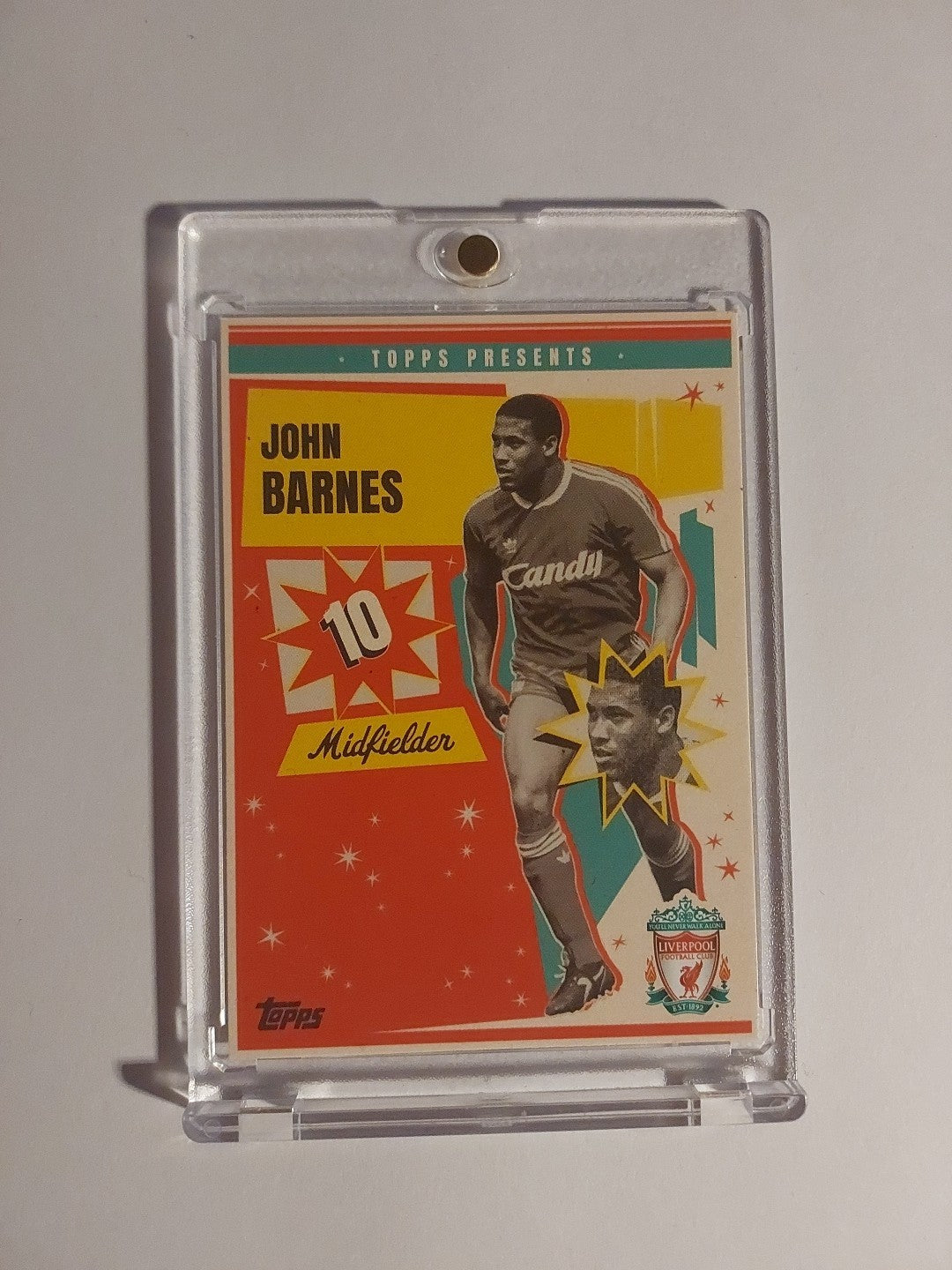Topps Liverpool Team Set 2024-25 John Barnes Limited Edition Parallel – Bild 1