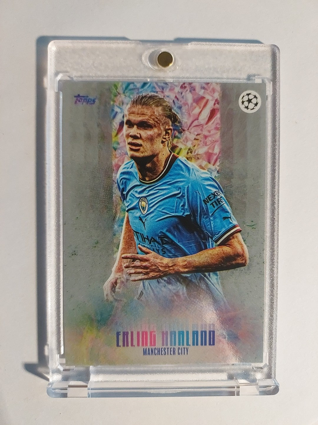 Topps UCC 2022-23 Erling Haaland Manchester City Parallel Insert Ultra Rare Hit – Bild 1