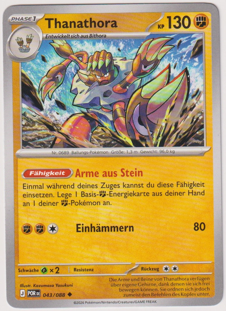 Pokemon TCG Barbaracle #43/088 Uncommon (U) Deutsch 2026 – Bild 1