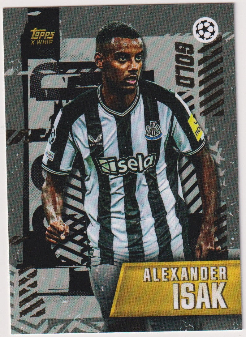 Topps Champions League Alexander Isak Newcastle United Parallel Rare – Bild 1