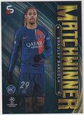 Topps Matchwinner 2023-24 Bradley Barcola Rookie Paris Saint-Germain Parallel – Bild 1