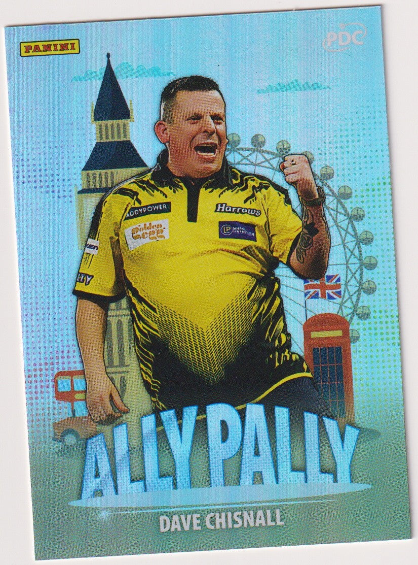 Panini PDC World Championship Dave Chisnall & Chizzy Refractor Parallel – Bild 1
