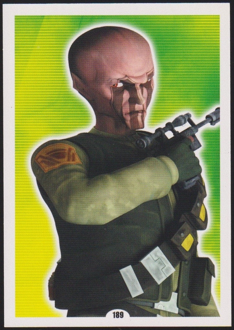Topps Star Wars 2013 Sinrich Kopfgeldjäger Söldner (Full Art) TCG Rare #189 – Bild 1