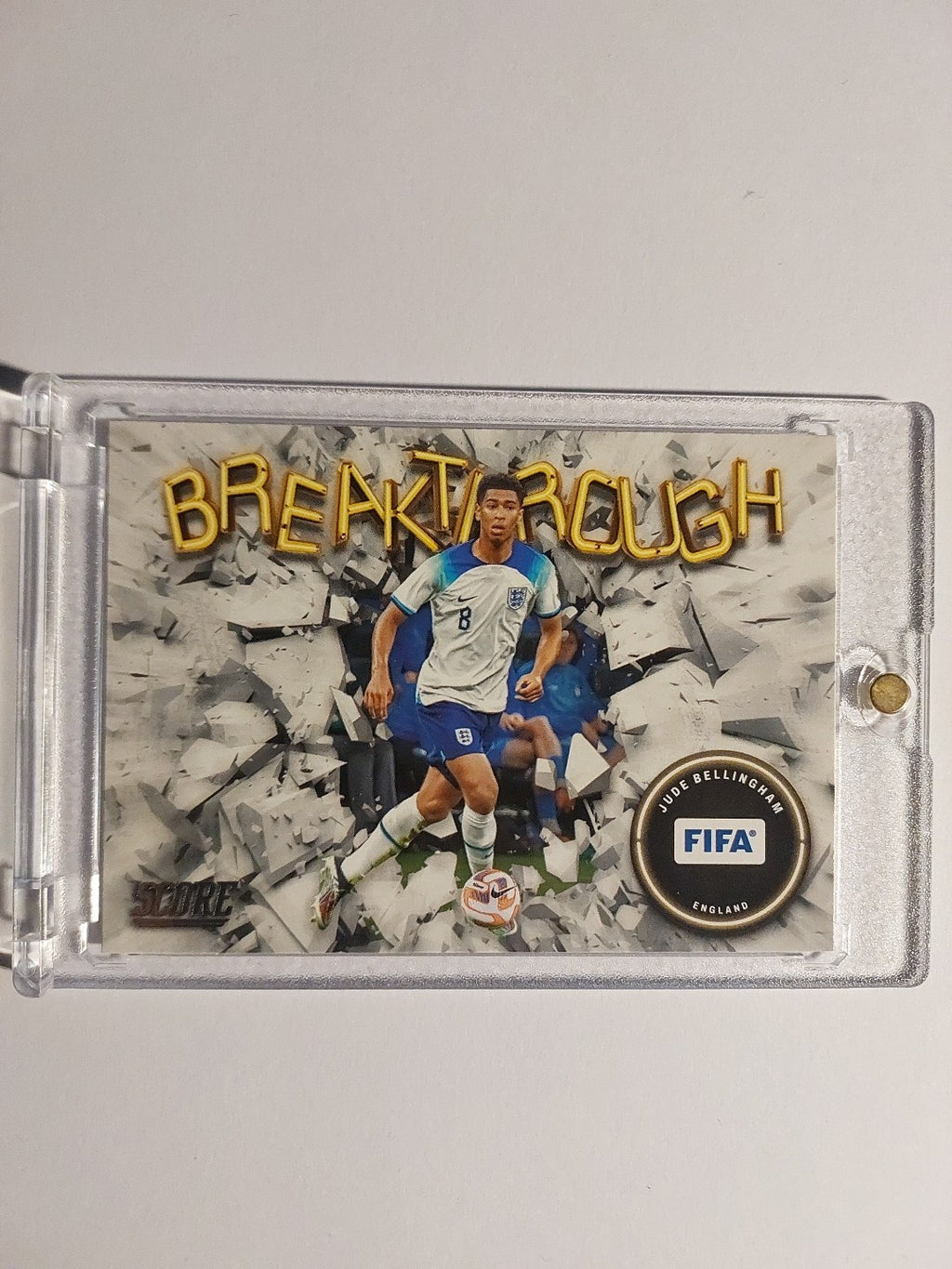 Panini Score 2022-23 Jude Bellingham England Breakthrough Parallel Insert Rare – Bild 1