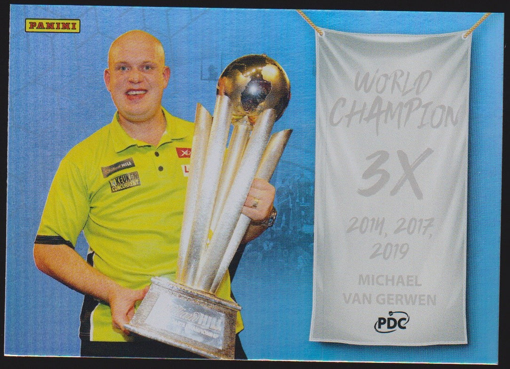 Panini PDC World Championship 2026 Michael Van Gerwen Refractor Parallel – Bild 1