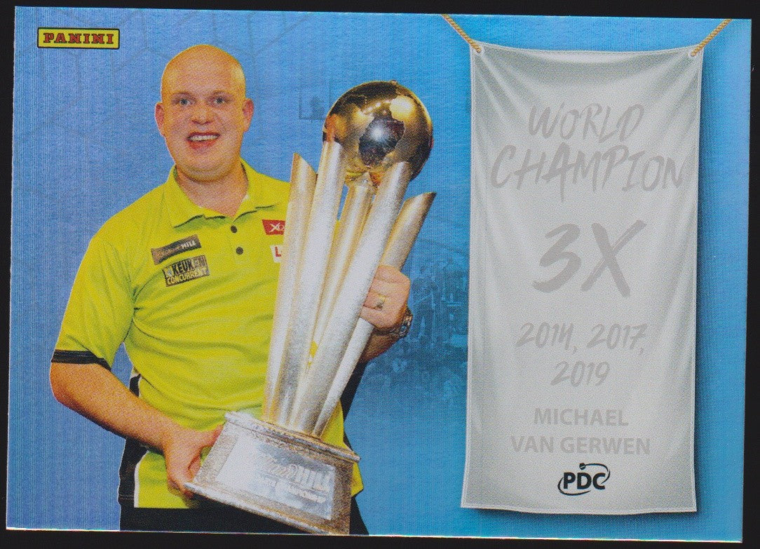 Panini PDC World Championship 2026 Michael Van Gerwen Refractor Parallel – Bild 1