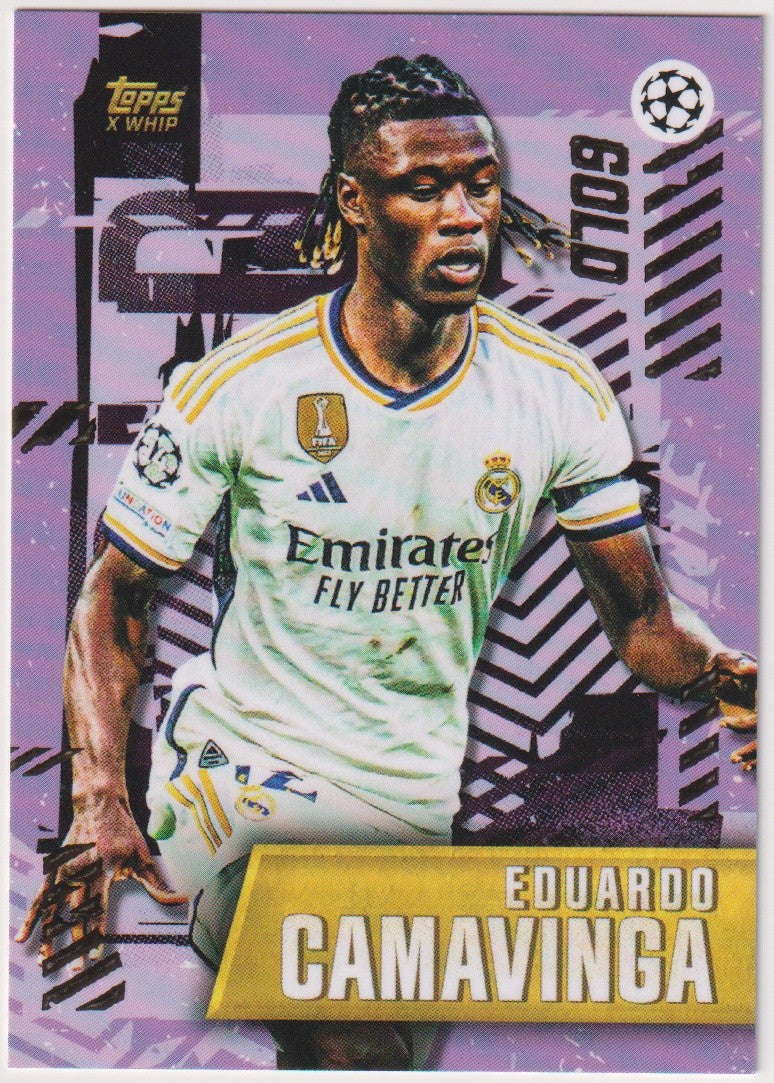 Topps X Whip Eduardo Camavinga Real Madrid UEFA Champions League Parallel Rare – Bild 1