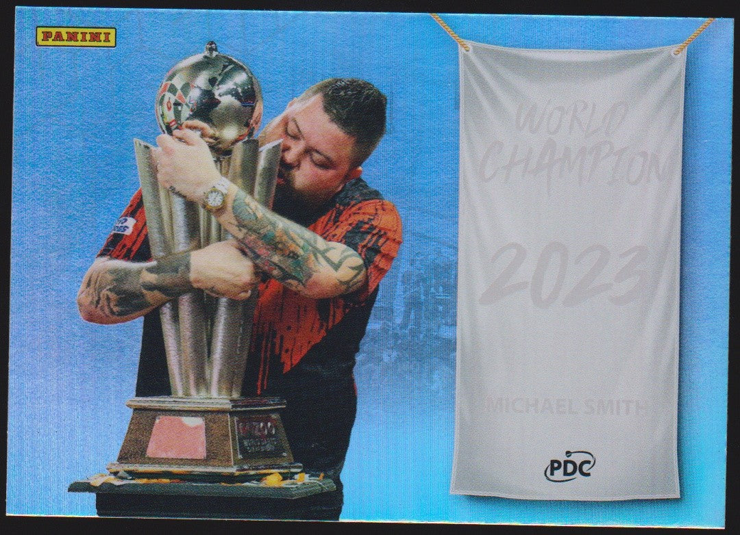 Panini PDC World Championship 2026 Michael Smith "Bully Boy" Refractor Parallel – Bild 1