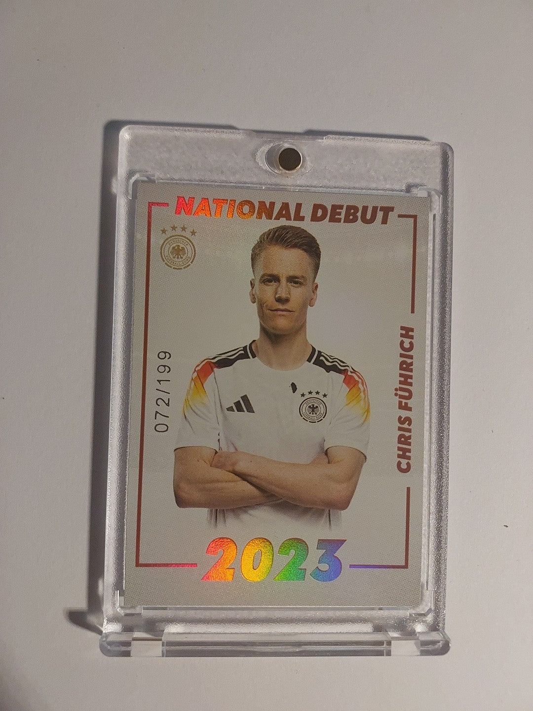 Panini DFB Team Set 2024 Chris Führich Numbered 72/199 Parallel National Debut – Bild 1