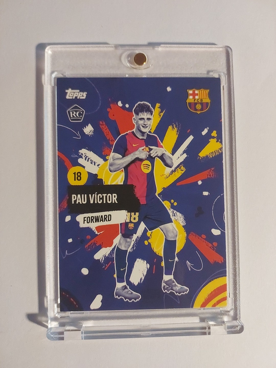 Topps Barcelona Team Set 2024-25 Pau Victor Limited Edition Parallel – Bild 1