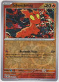 Pokemon TCG Slugma #28/162 Common (C) Reverse Holo Deutsch 2024 – Bild 1