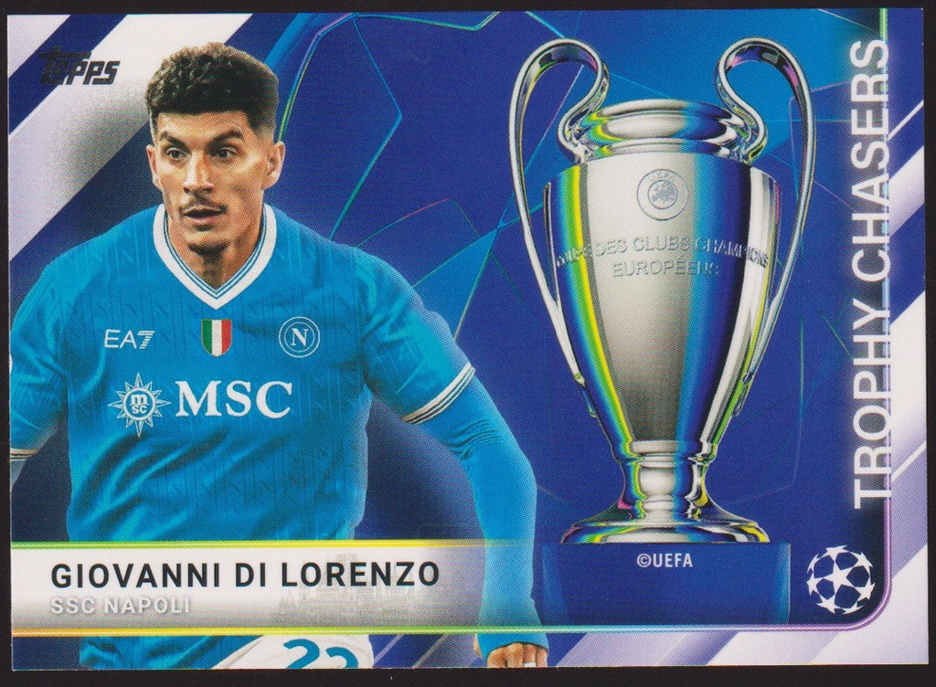 Topps Trophy Chasers 2025-26 Giovanni Di Lorenzo SSC Napoli Parallel Rare – Bild 1