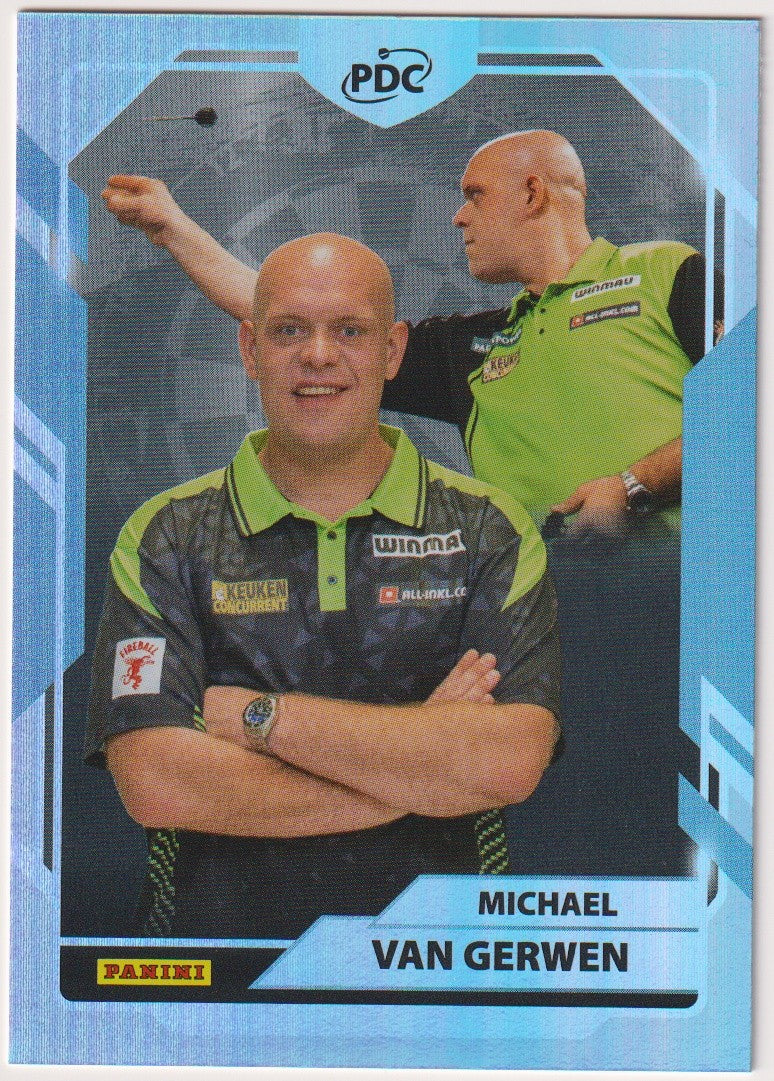 Panini PDC World Championship 2026 Michael Van Gerwen Refractor Parallel – Bild 1