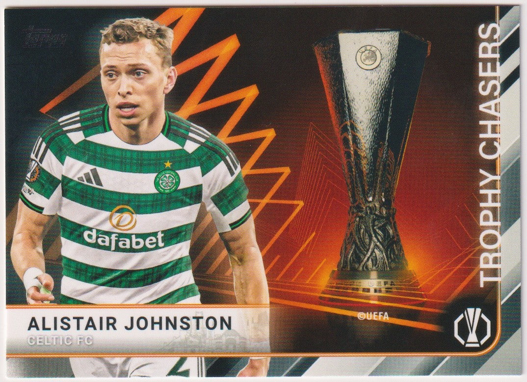 Topps Trophy 2025-26 Alistair Johnston Celtic FC UEFA Europa League Parallel – Bild 1