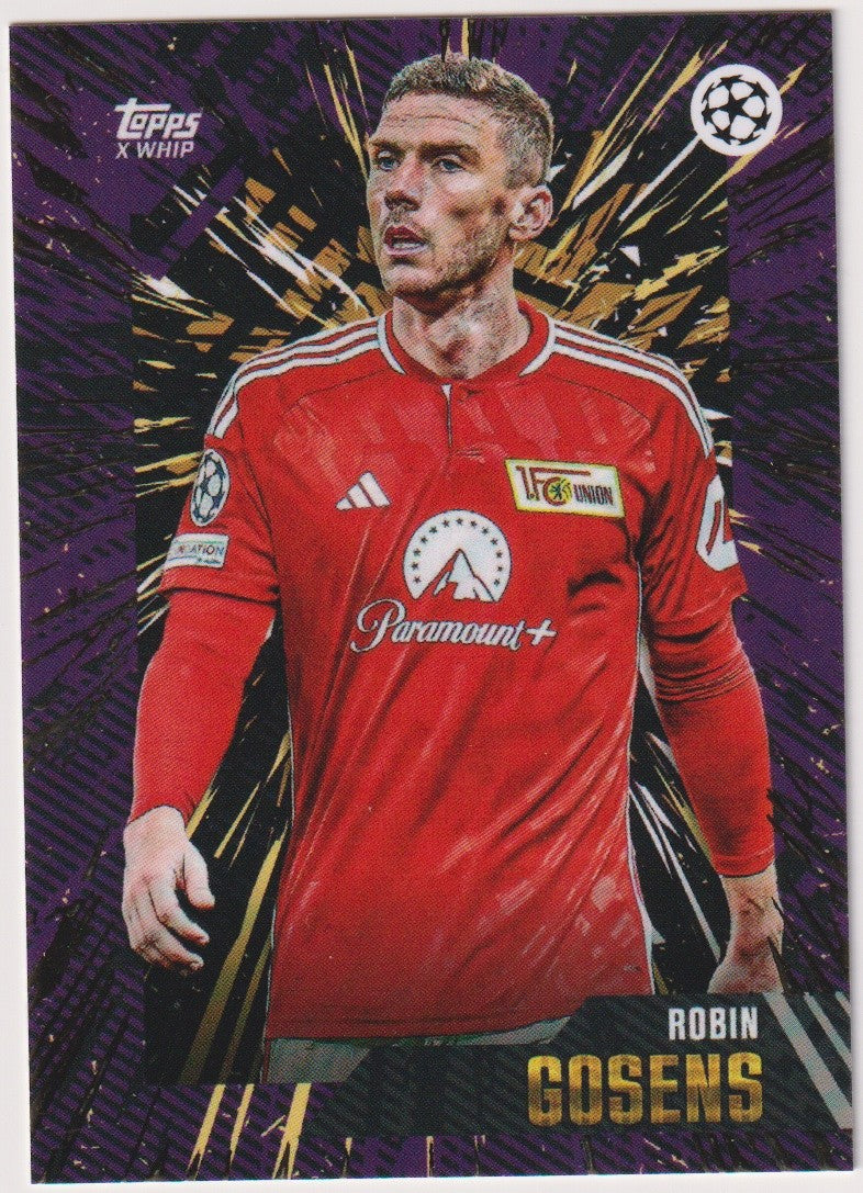 Topps X WHIP 2022-23 Robin Gosens 1. FC Union Berlin Champions League Parallel – Bild 1