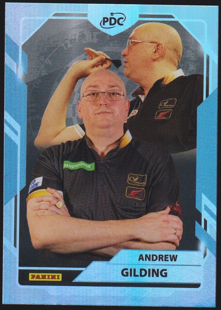 Panini PDC World Championship 2026 Andrew Gilding Refractor Parallel – Bild 1