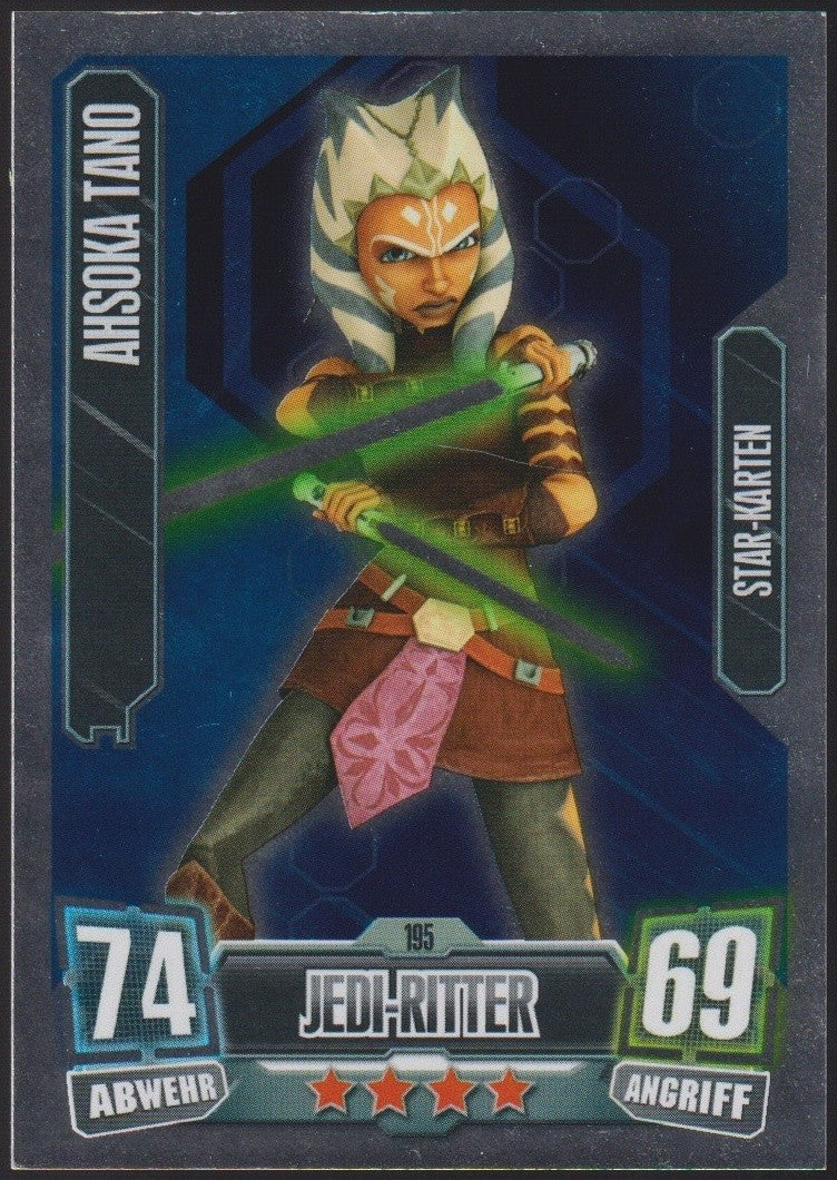 Topps Star Wars 2011 Ahsoka Tano Republik Jedi TCG Rare #195 – Bild 1