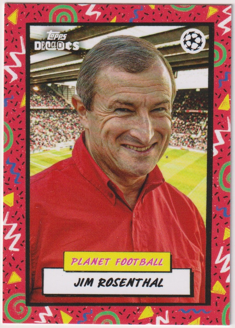 Topps Planet Football 2023-24 Jim Rosenthal Champions League Parallel Rare – Bild 1