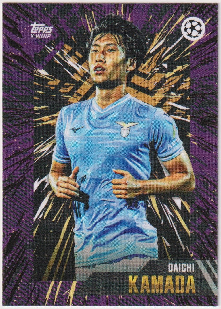 Topps X Whip Daichi Kamada SS Lazio UEFA Champions League Parallel Rare – Bild 1