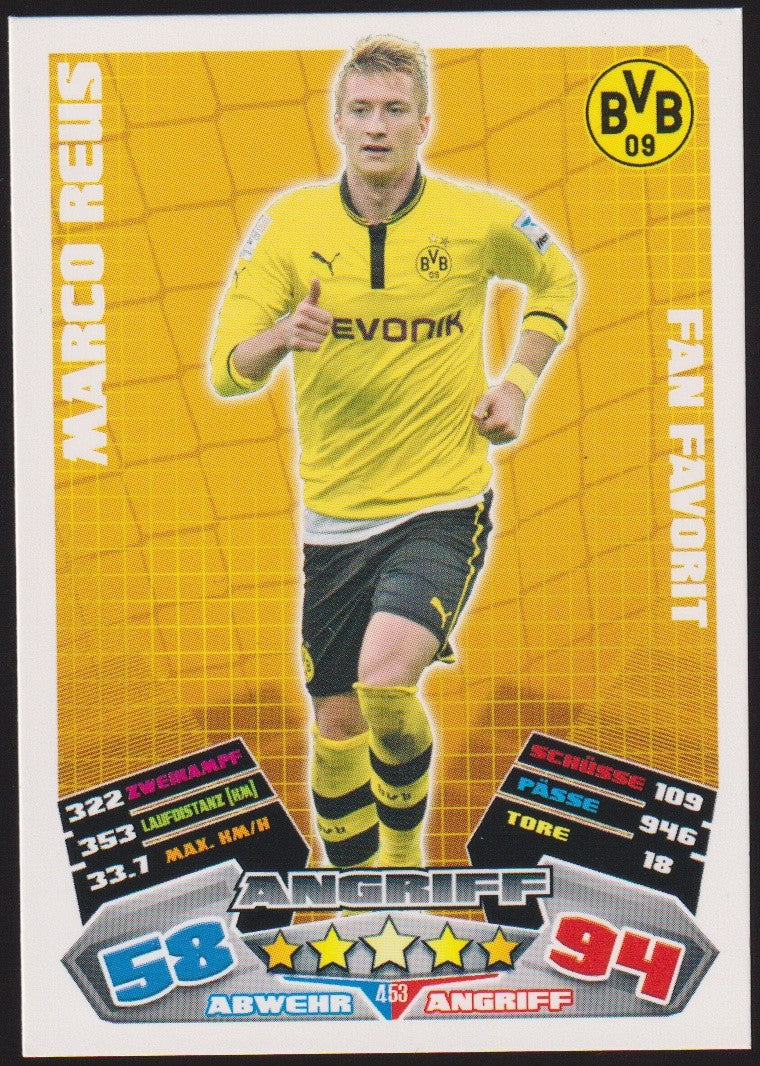 Topps Match Attax Marco Reus BVB 09 Bundesliga Parallel Rare – Bild 1
