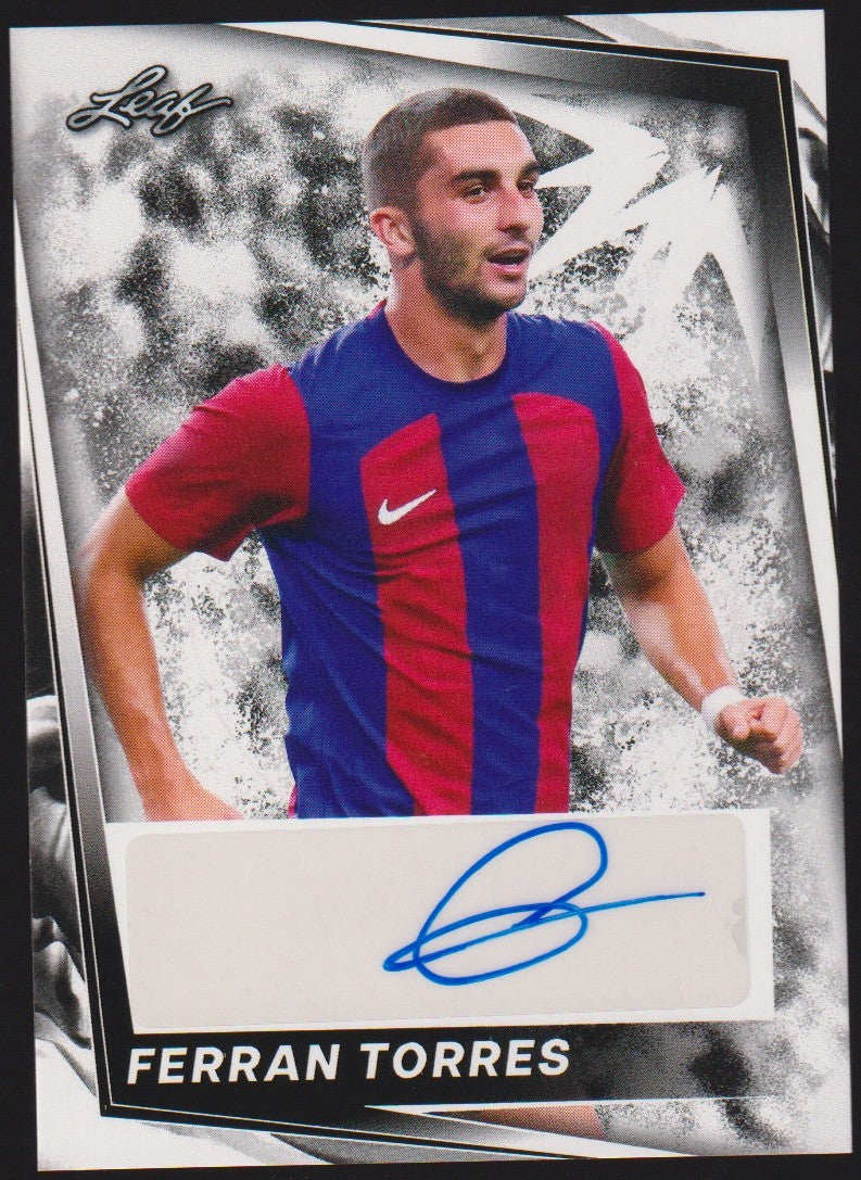 Leaf TCG 2023-24 Ferran Torres Auto Barcelona Parallel Rare – Bild 1